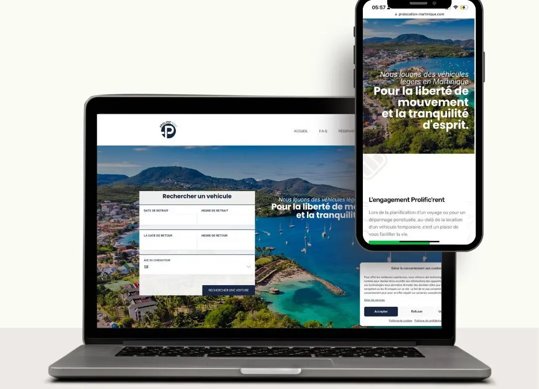 Site internet prolocation